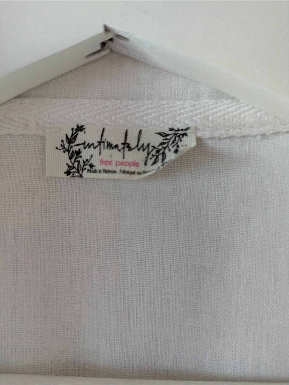Free People So-Fari Linen Short-sleeve Bodysuit White Summer Top M NWOT - Picture 4 of 7